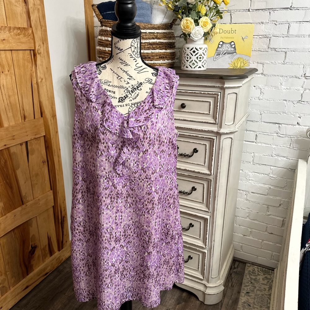 Purple Patterned Merona Dress